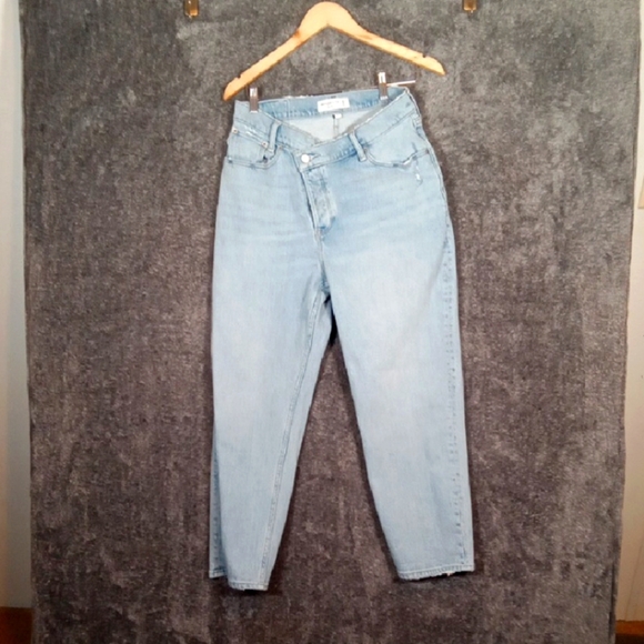 Abercrombie & Fitch Denim - Abercrombie & Fitch Dad High Rise Curve Love Button Fly Womens Size 29